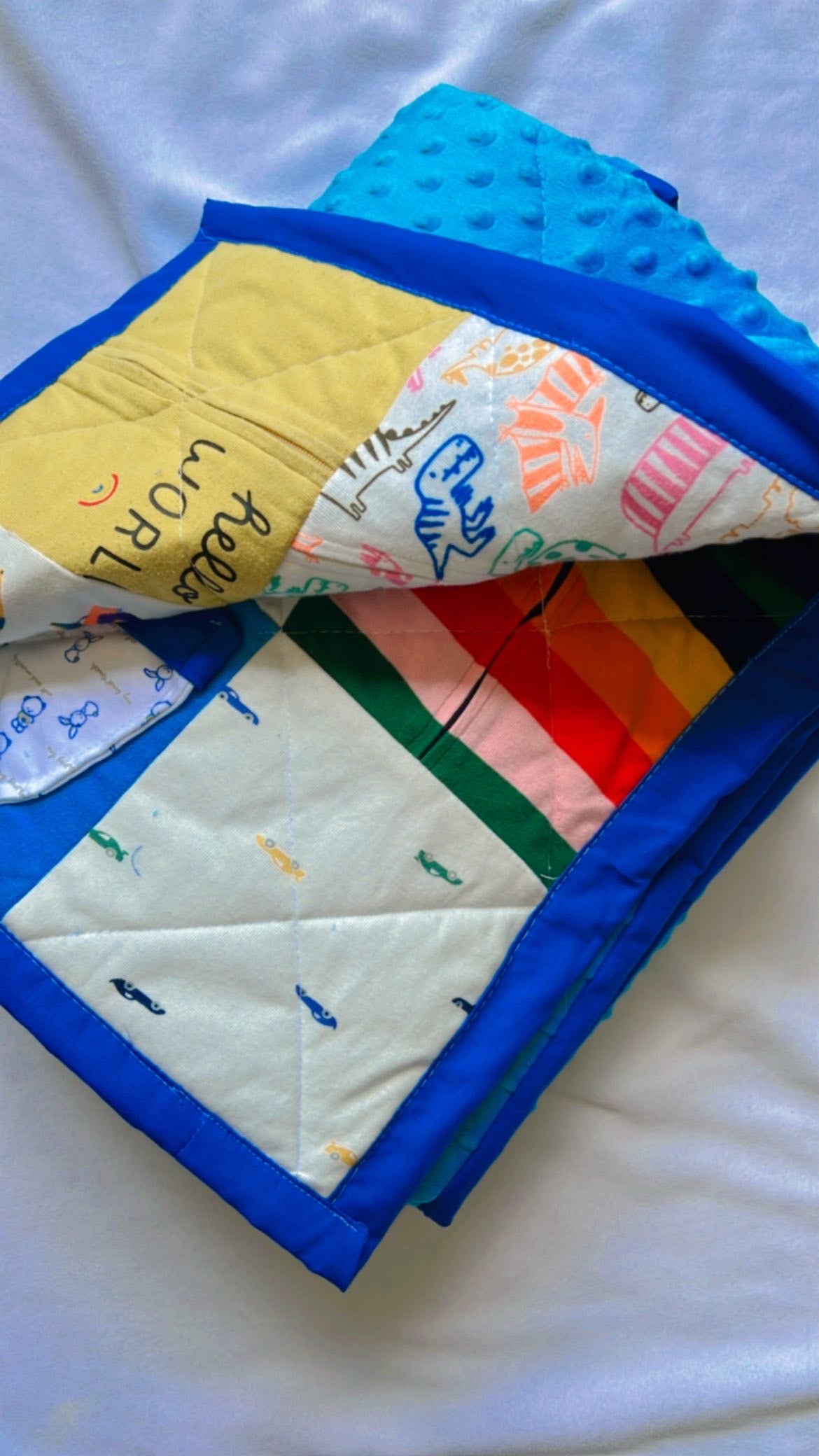 Baby Clothes Keepsake Quilt – One Memory, Many Sizes image 3