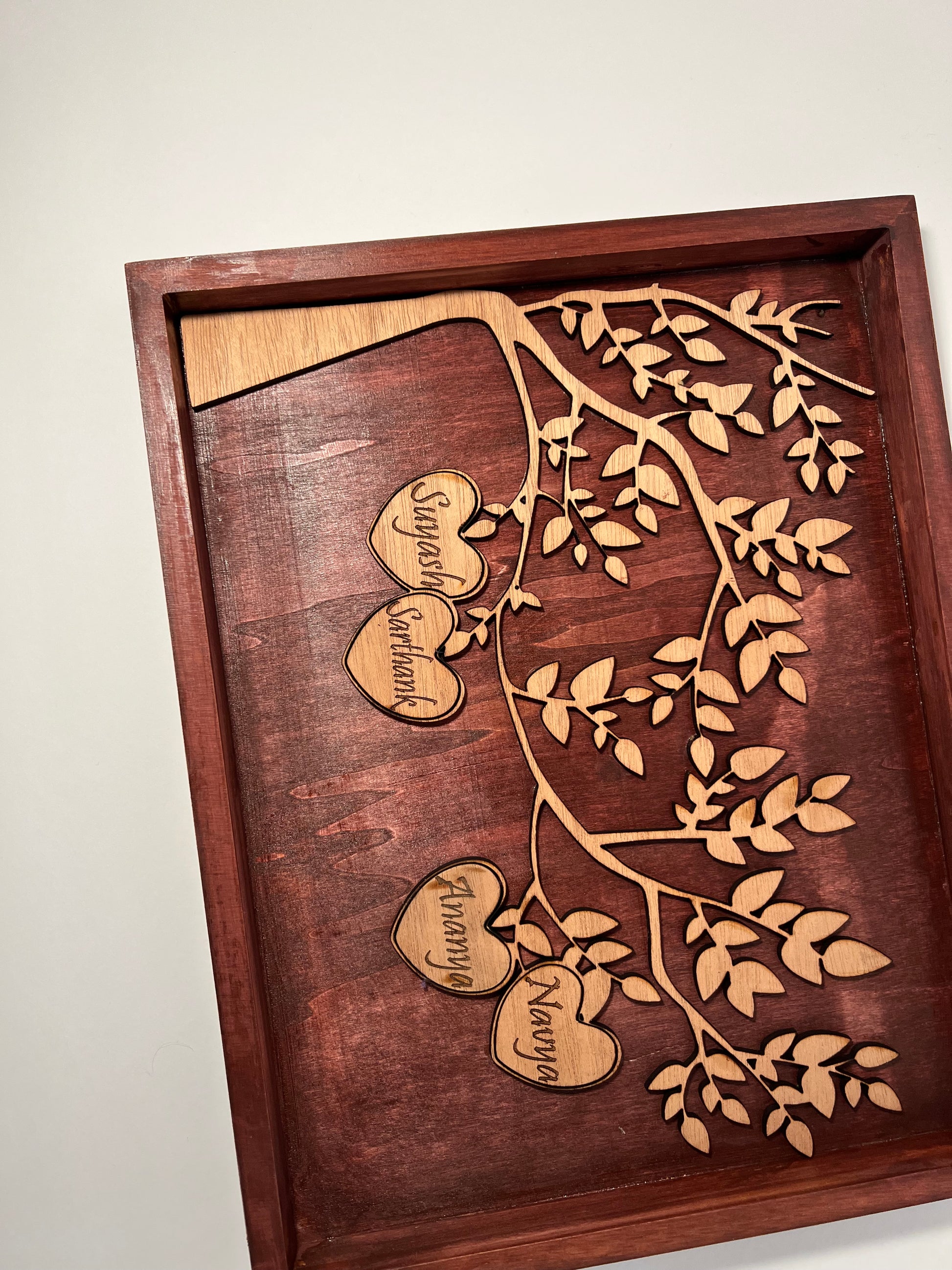 Personalized Family Tree Gift | Custom Family Tree Frame Sign | Family Tree Fram image 7
