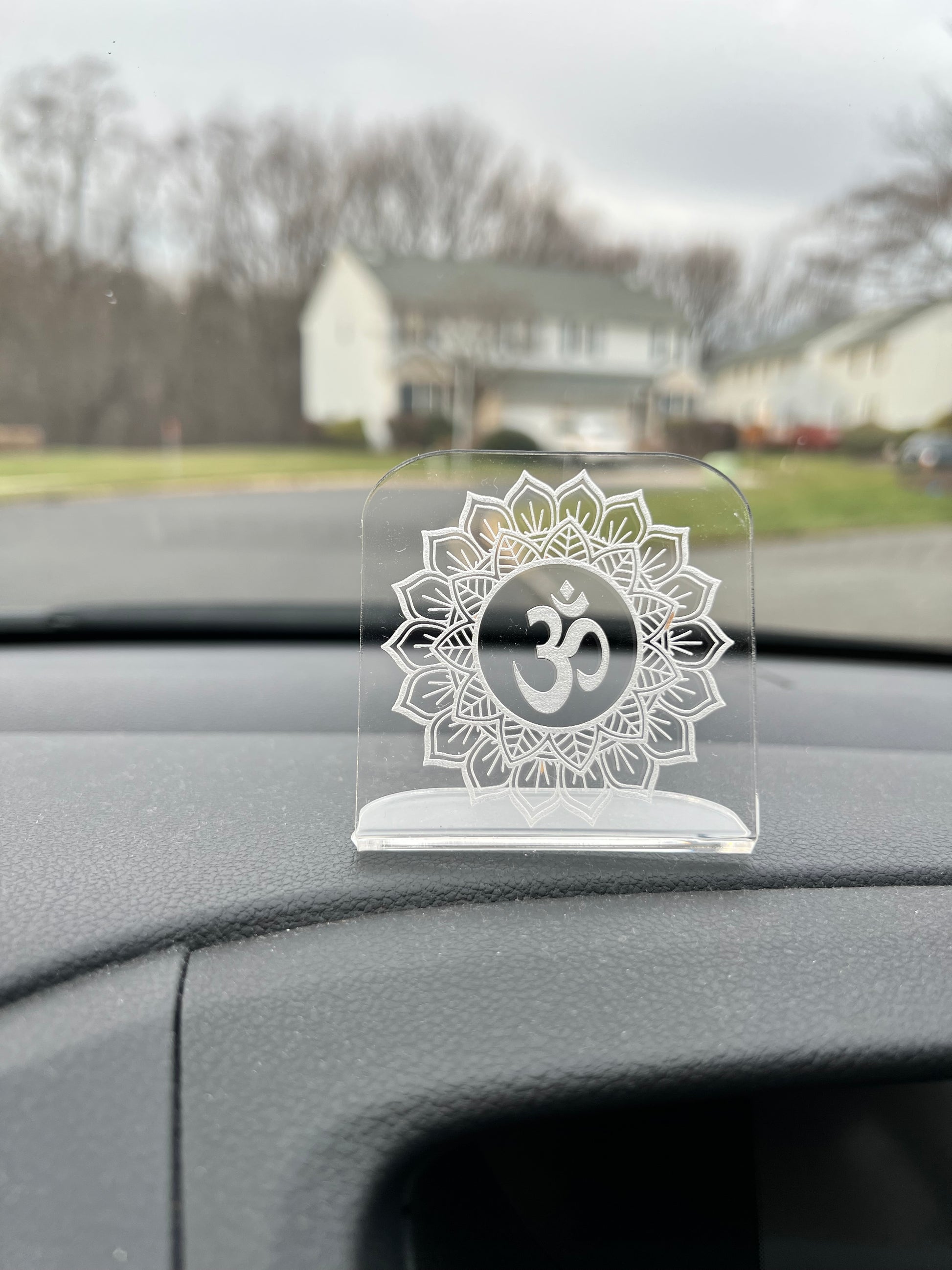 Om Car Stand, Om Rearview Accessories, Hindu car charm, Car accessories image 0