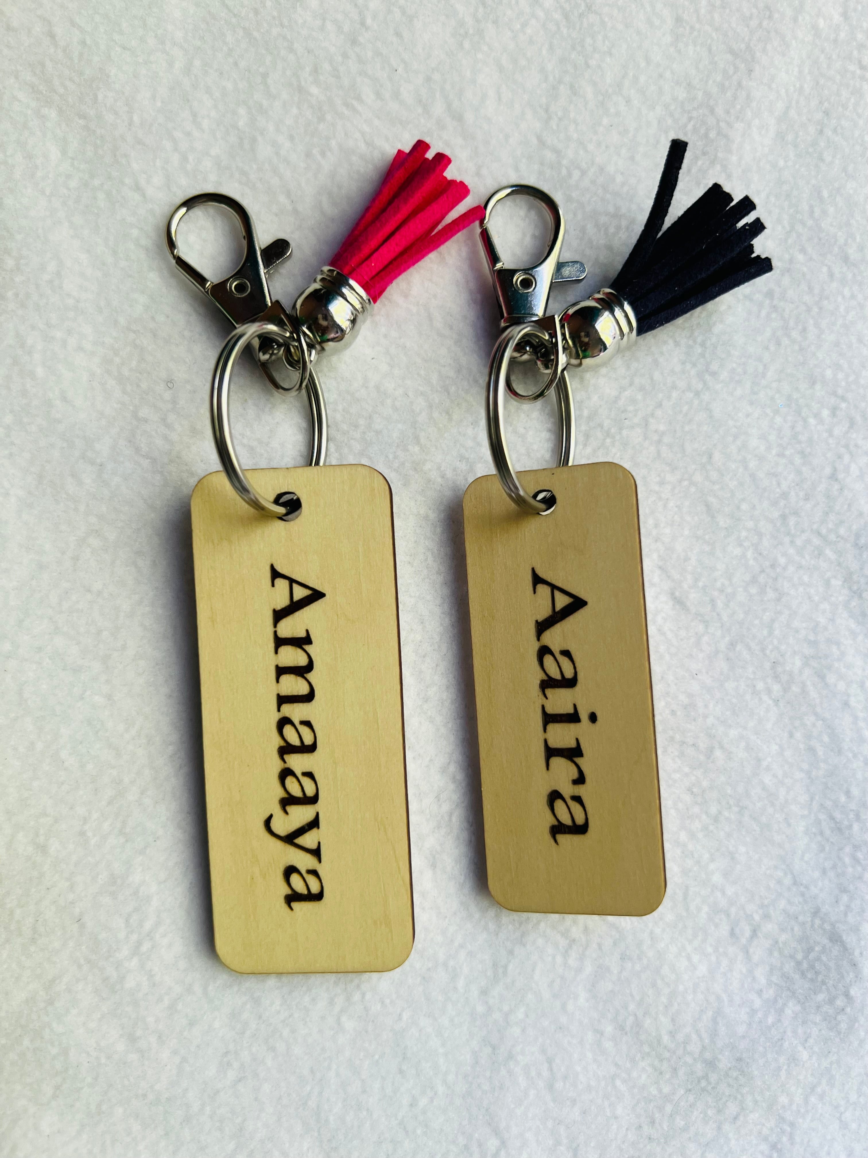 Backpack keychain | Acrylic keychain | backpack name tag | bagtag | personalized image 3
