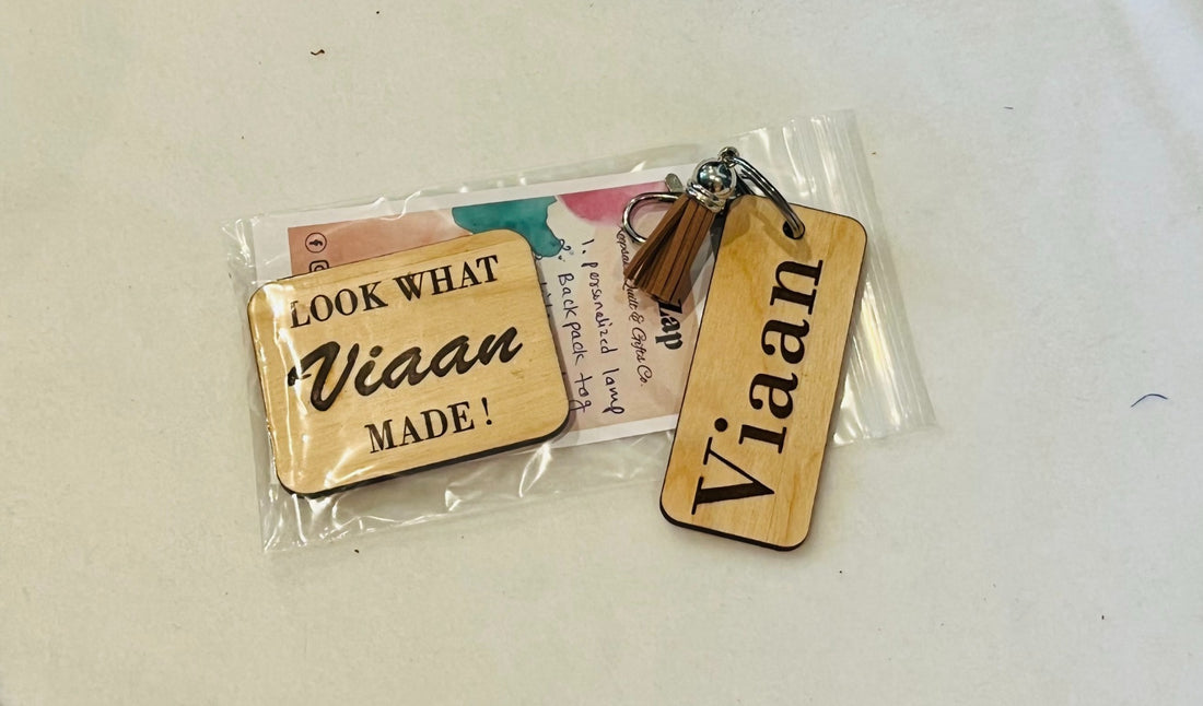 Personalized Child Magnet | Look What I Made Magnet | ArtworkDisplay| Set of Two image 0