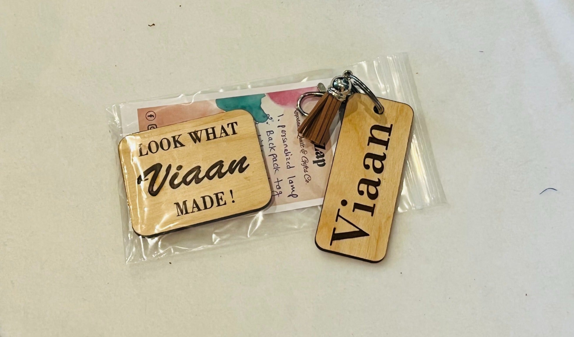 Personalized Child Magnet | Look What I Made Magnet | ArtworkDisplay| Set of Two image 1