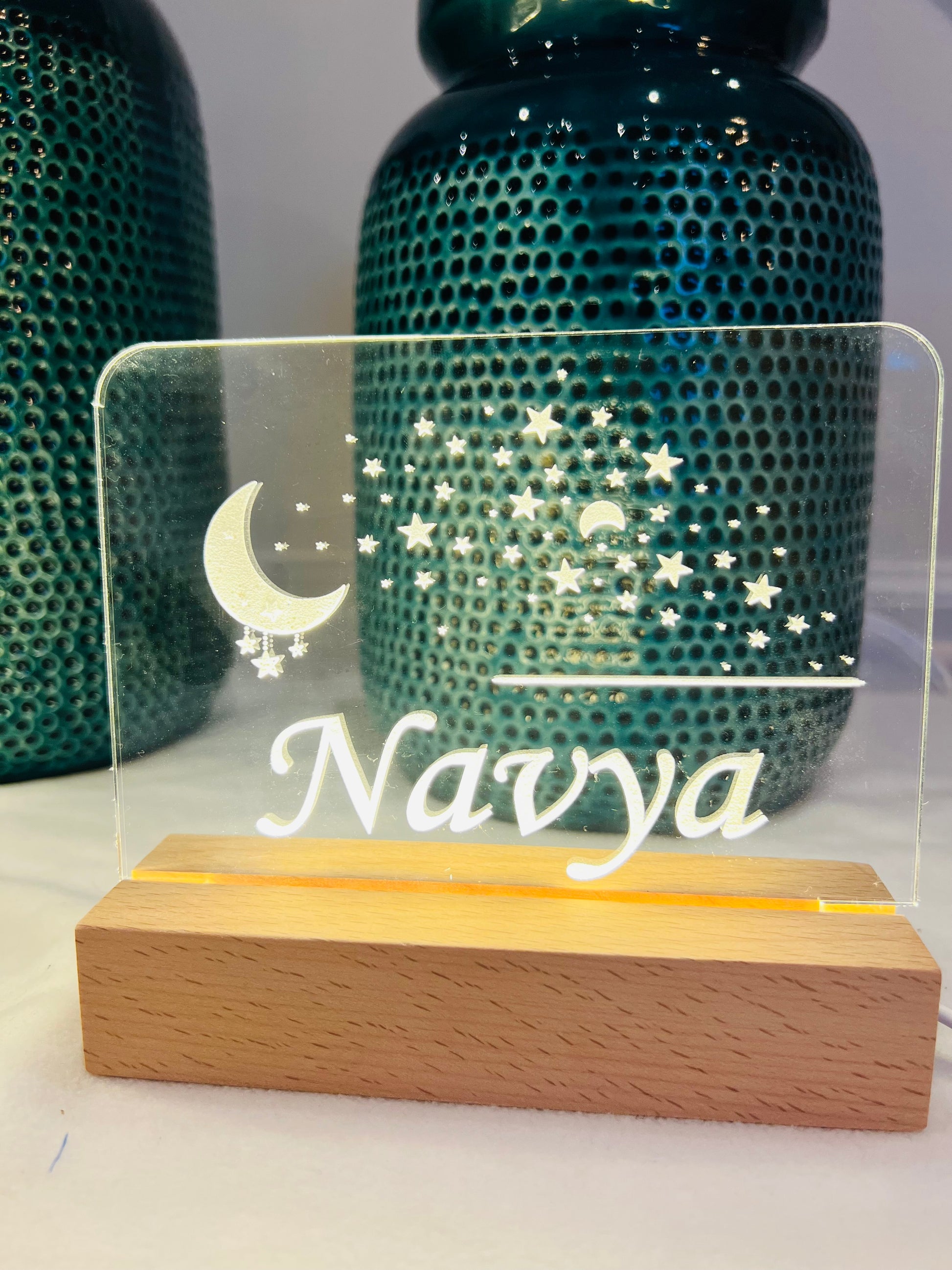 Personalized Night Light for Kids, Nursery Room Night Light with Name, Desk Lamp image 7