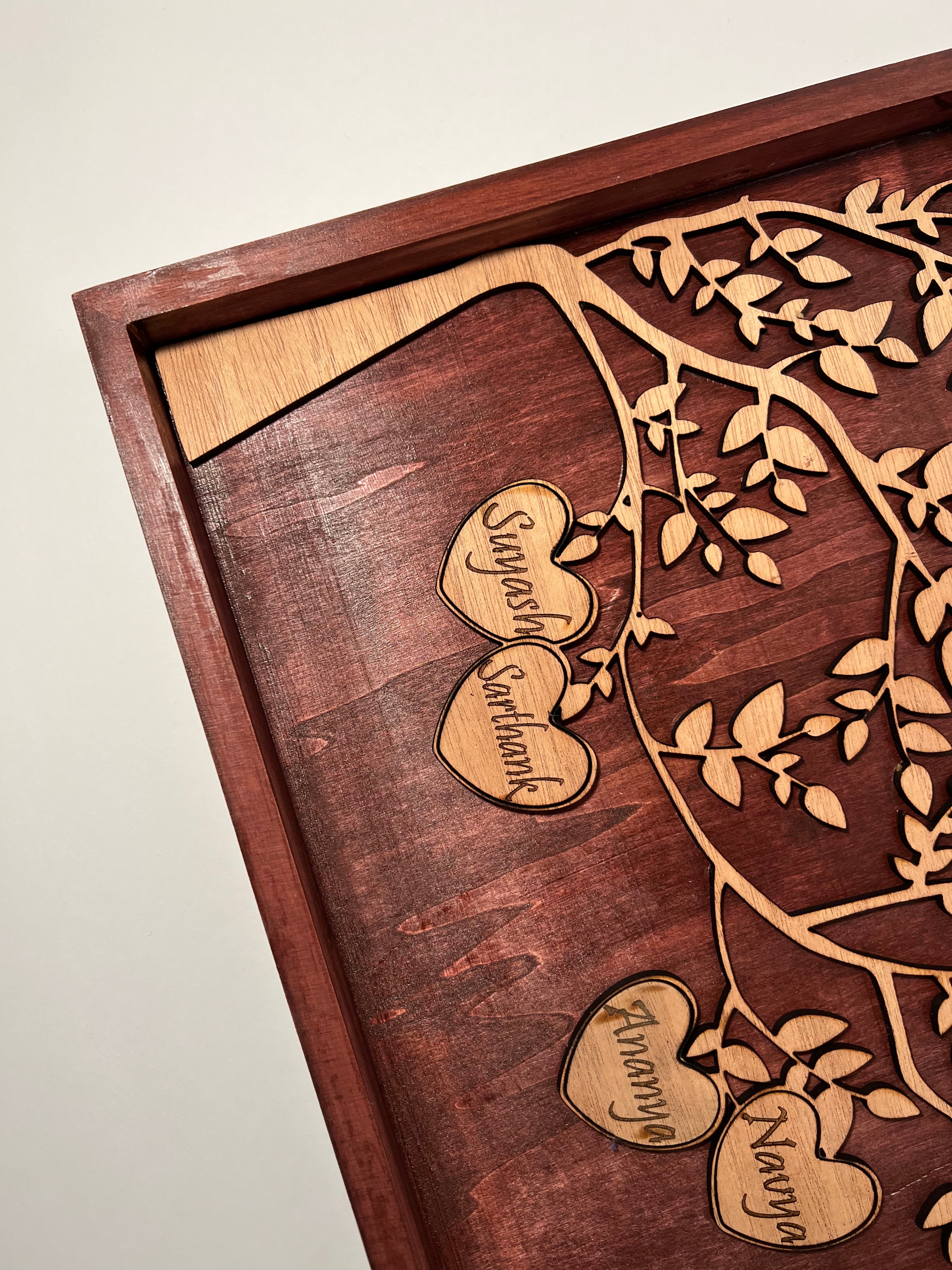 Personalized Family Tree Gift | Custom Family Tree Frame Sign | Family Tree Fram image 6