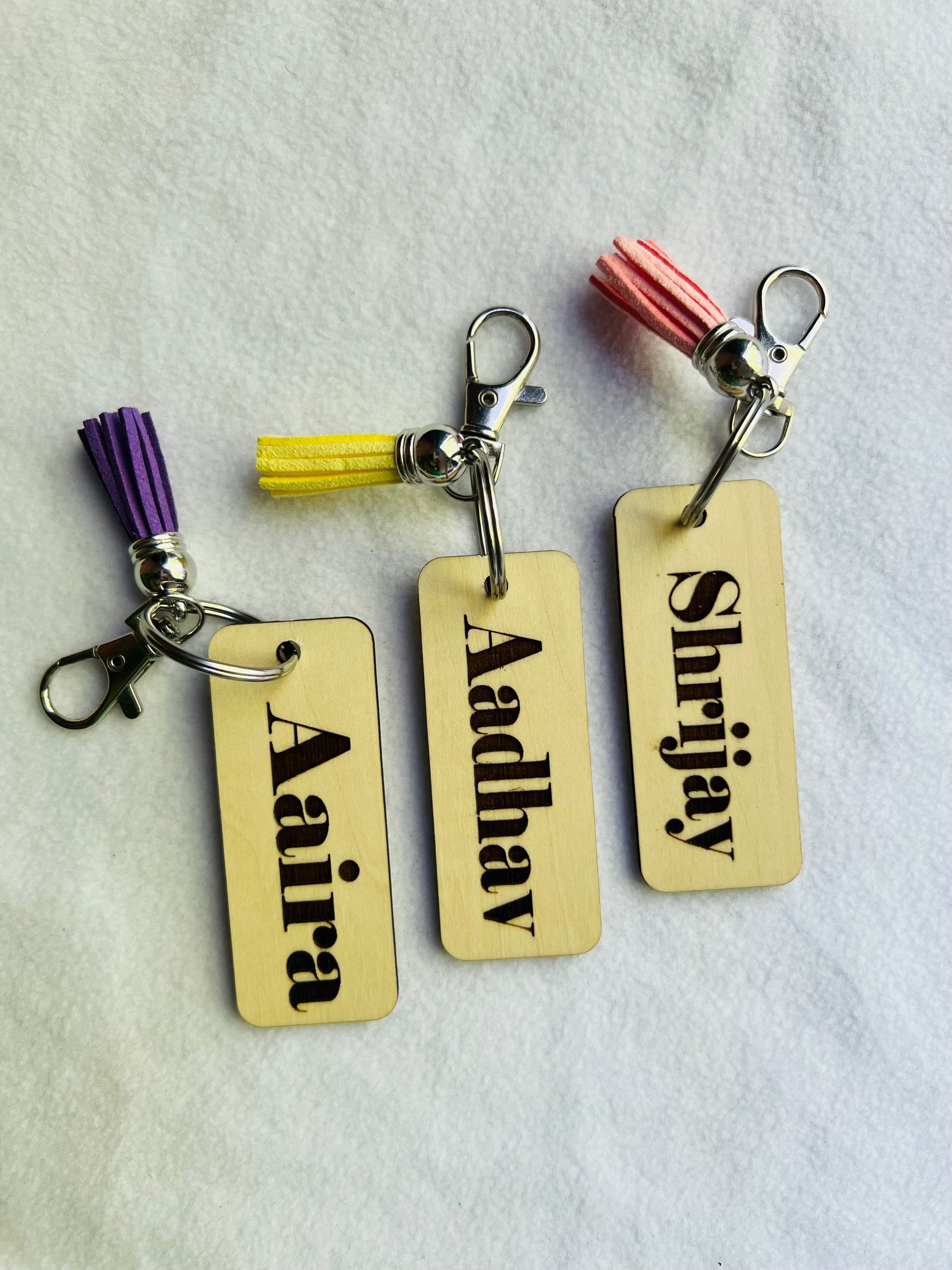Backpack keychain | Acrylic keychain | backpack name tag | bagtag | personalized image 2