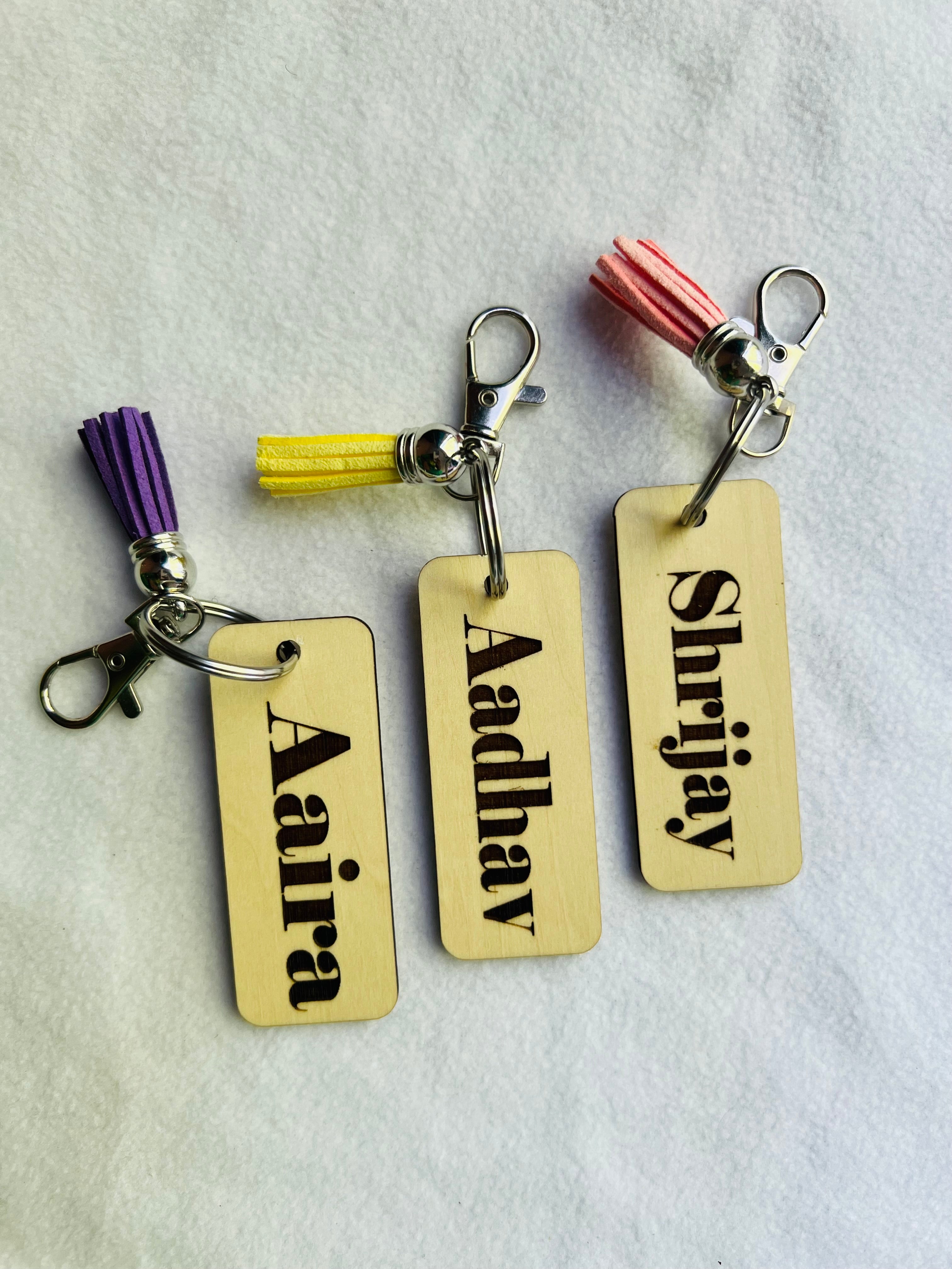 Backpack keychain | Acrylic keychain | backpack name tag | bagtag | personalized image 2