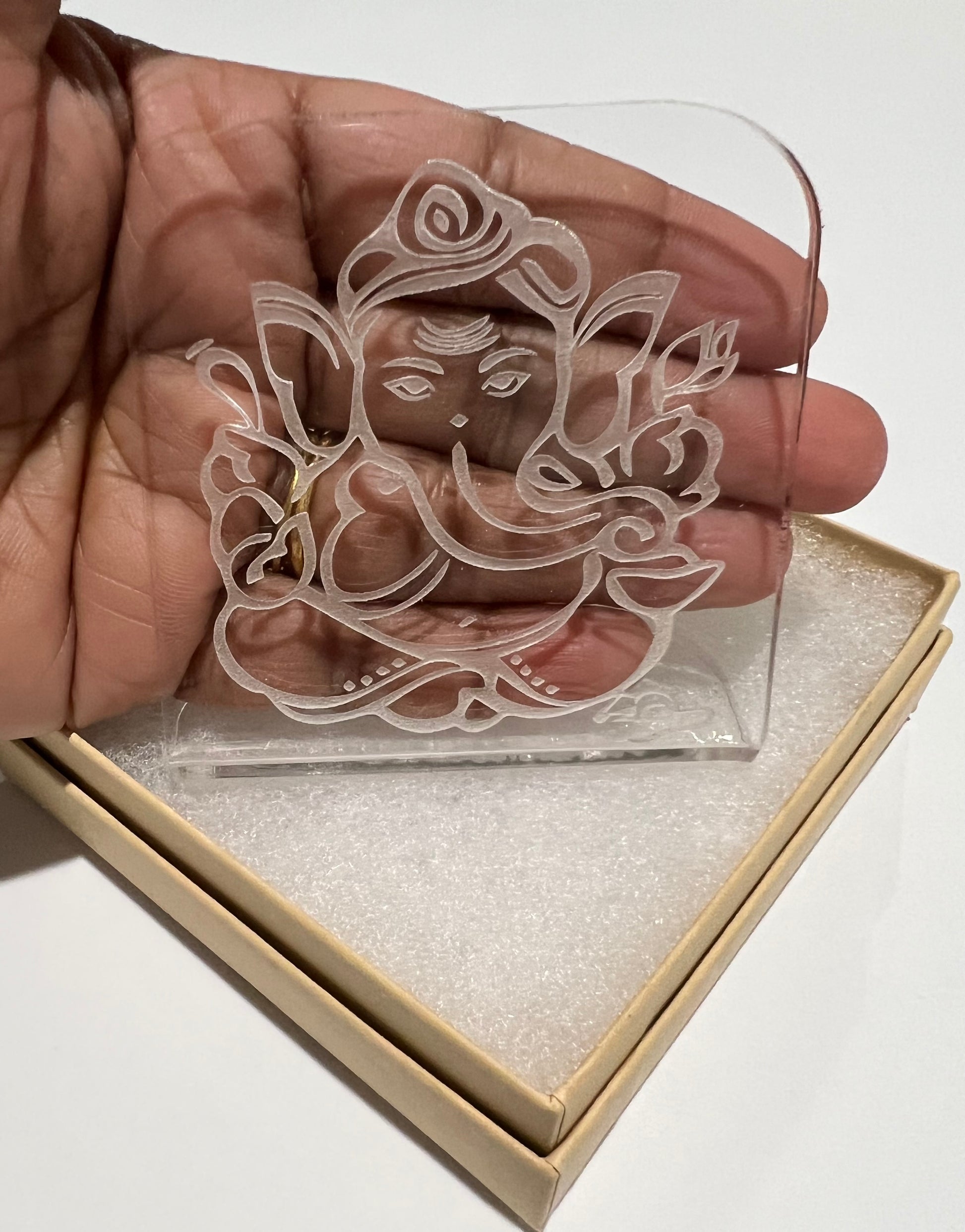 Ganesha Car Stand, Om Rearview Accessories, Hindu car charm, Car accessories image 3