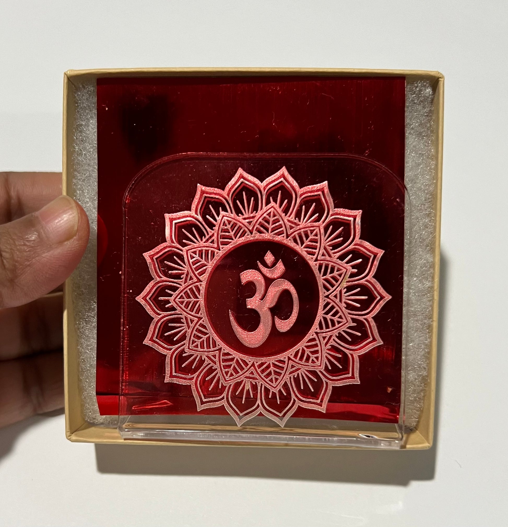 Om Car Stand, Om Rearview Accessories, Hindu car charm, Car accessories image 1