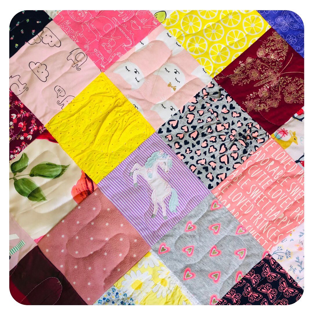 Baby Clothes Keepsake Quilt – One Memory, Many Sizes image 0