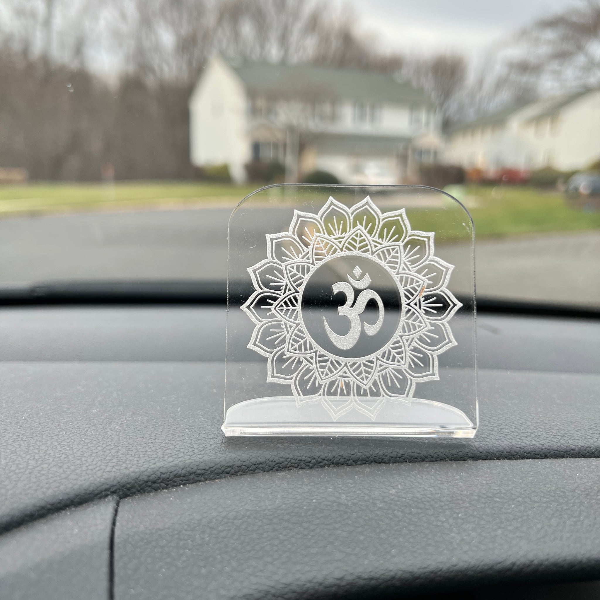 Om Car Stand, Om Rearview Accessories, Hindu car charm, Car accessories image 0