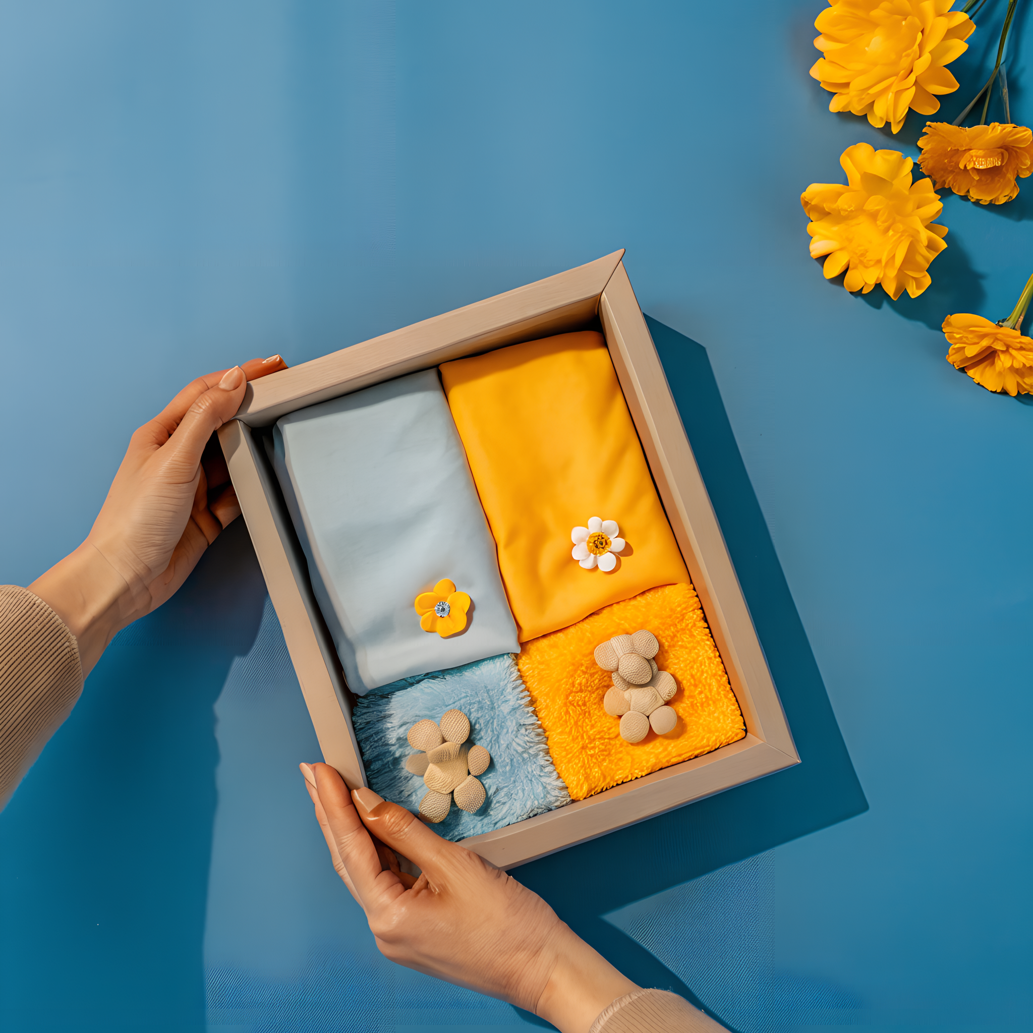Baby Clothes Keepsake Frame – Tiny Pieces, Timeless Display image 0