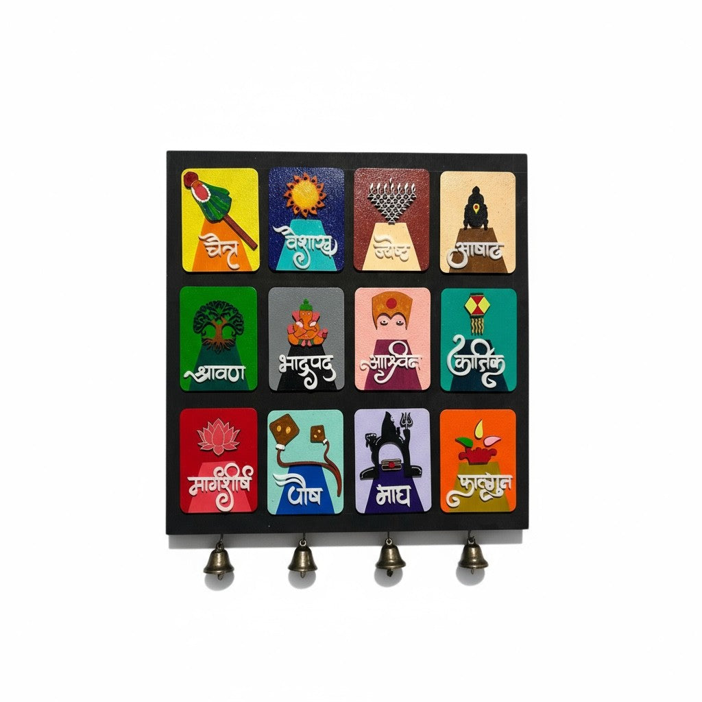 Hindu Months Art Frame