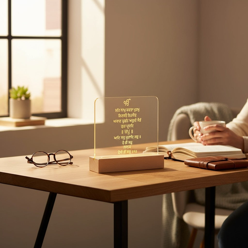 Ek Onkar Mool Mantra LED Lamp