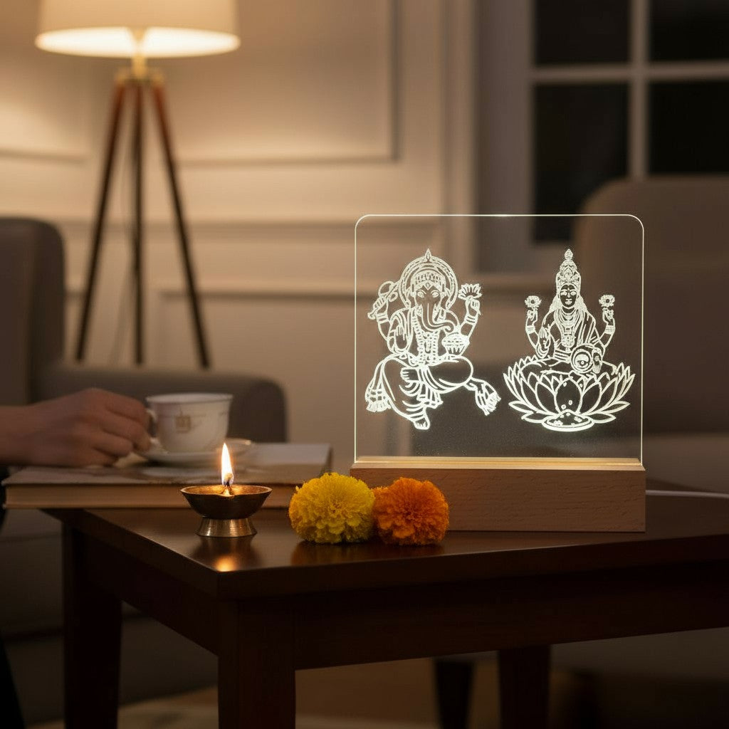 Ganesha Laxmi LED Lamp
