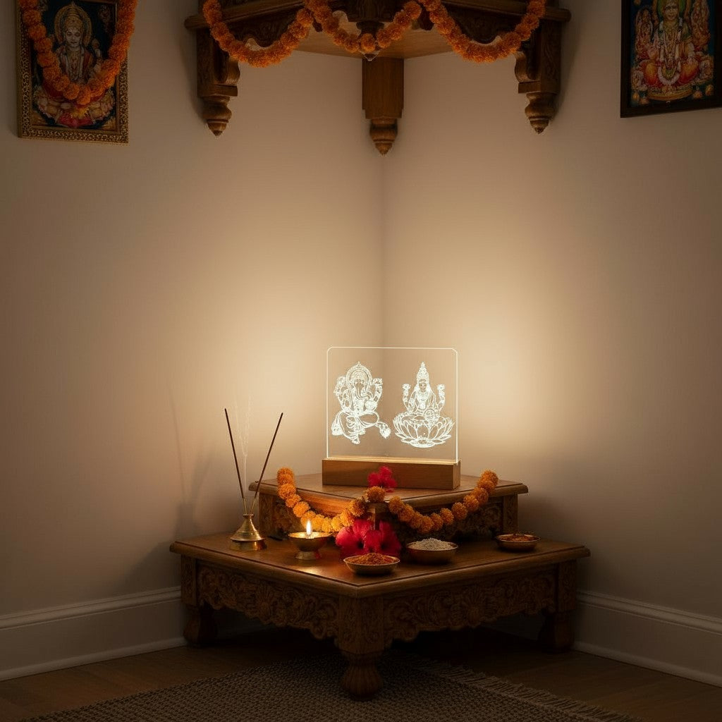 Ganesha Laxmi LED Lamp