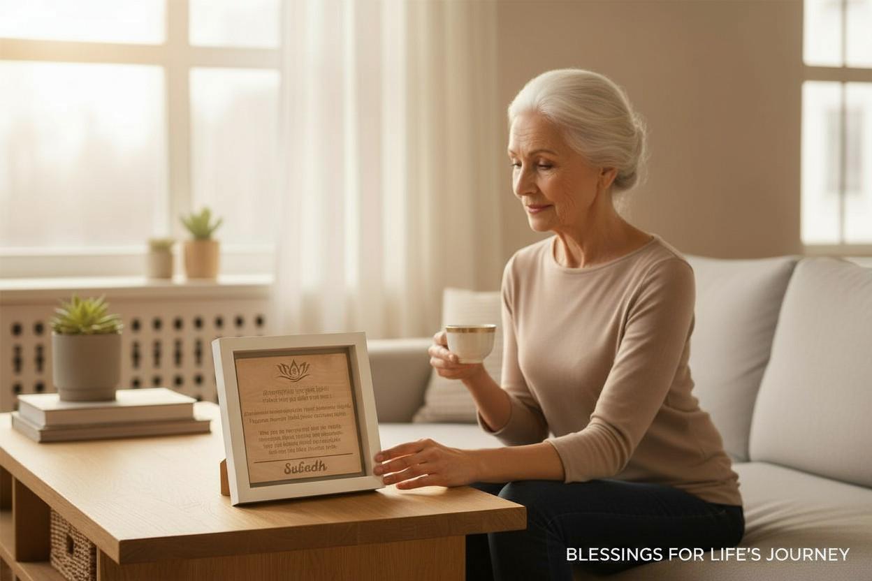 Long Live Mantra Frame | Sanskrit Birthday Blessing Gift