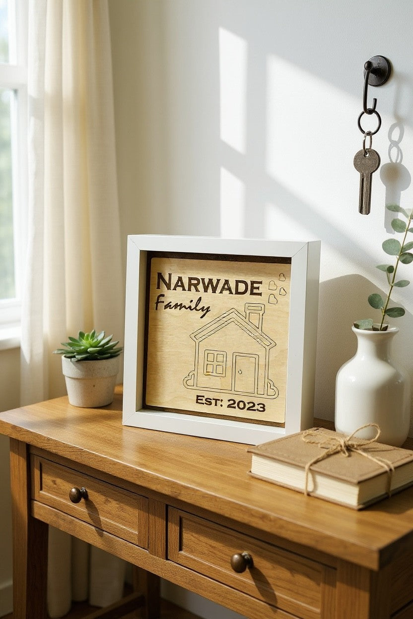 Personalized Family Home Sign