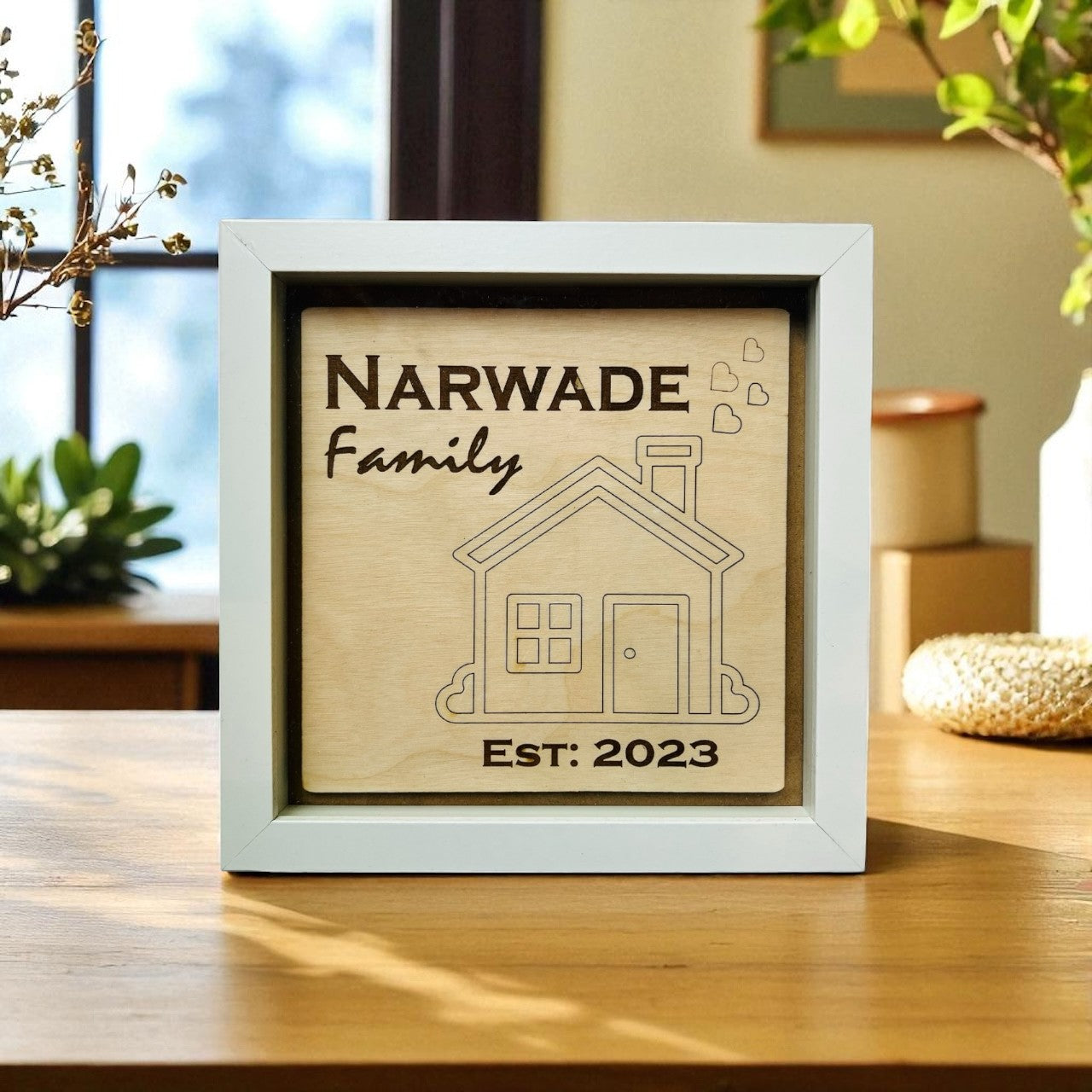 Personalized Family Home Sign