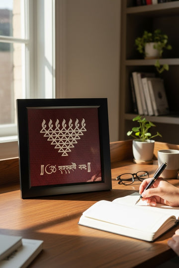 Saraswati Yantra Wall Art