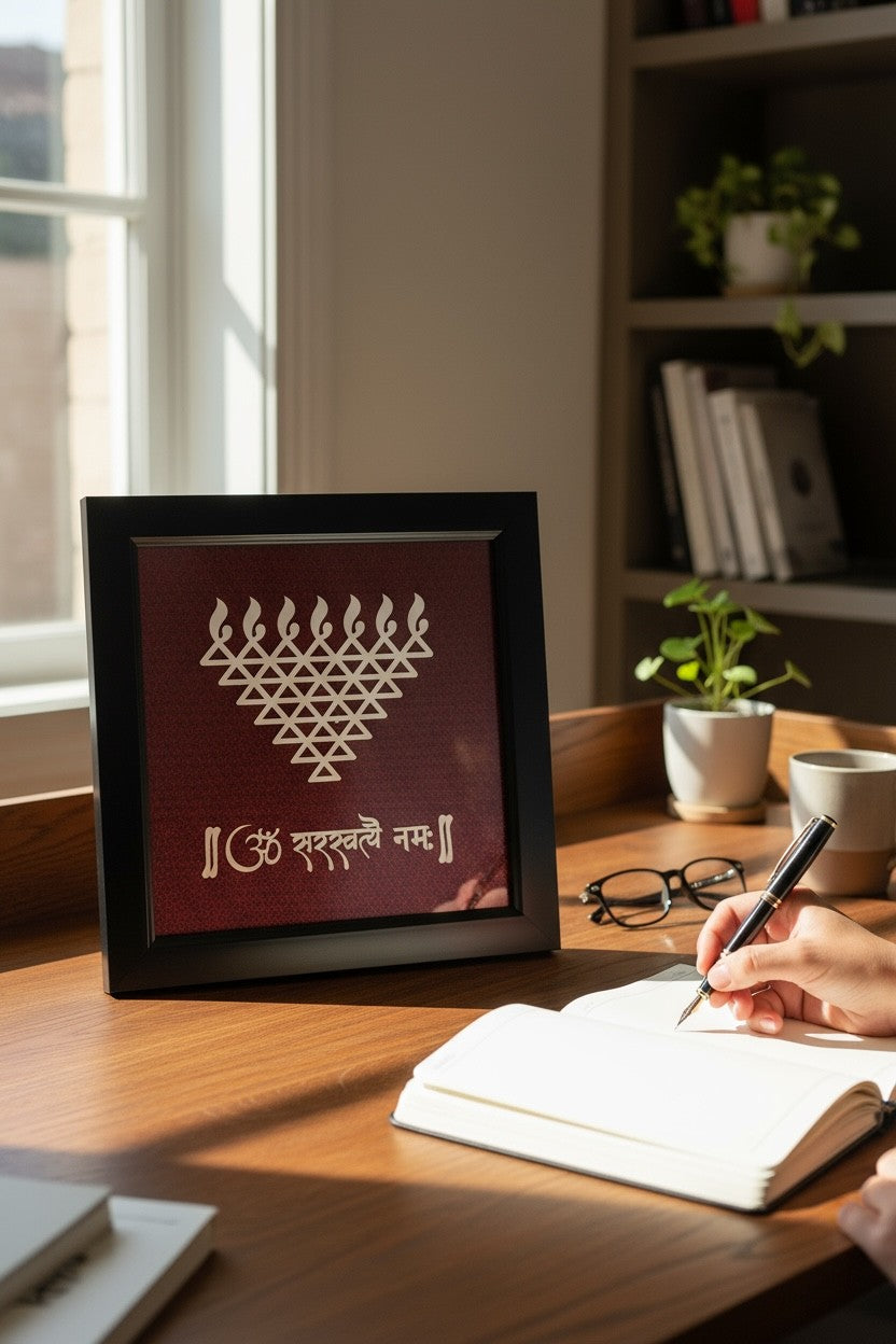 Saraswati Yantra Wall Art